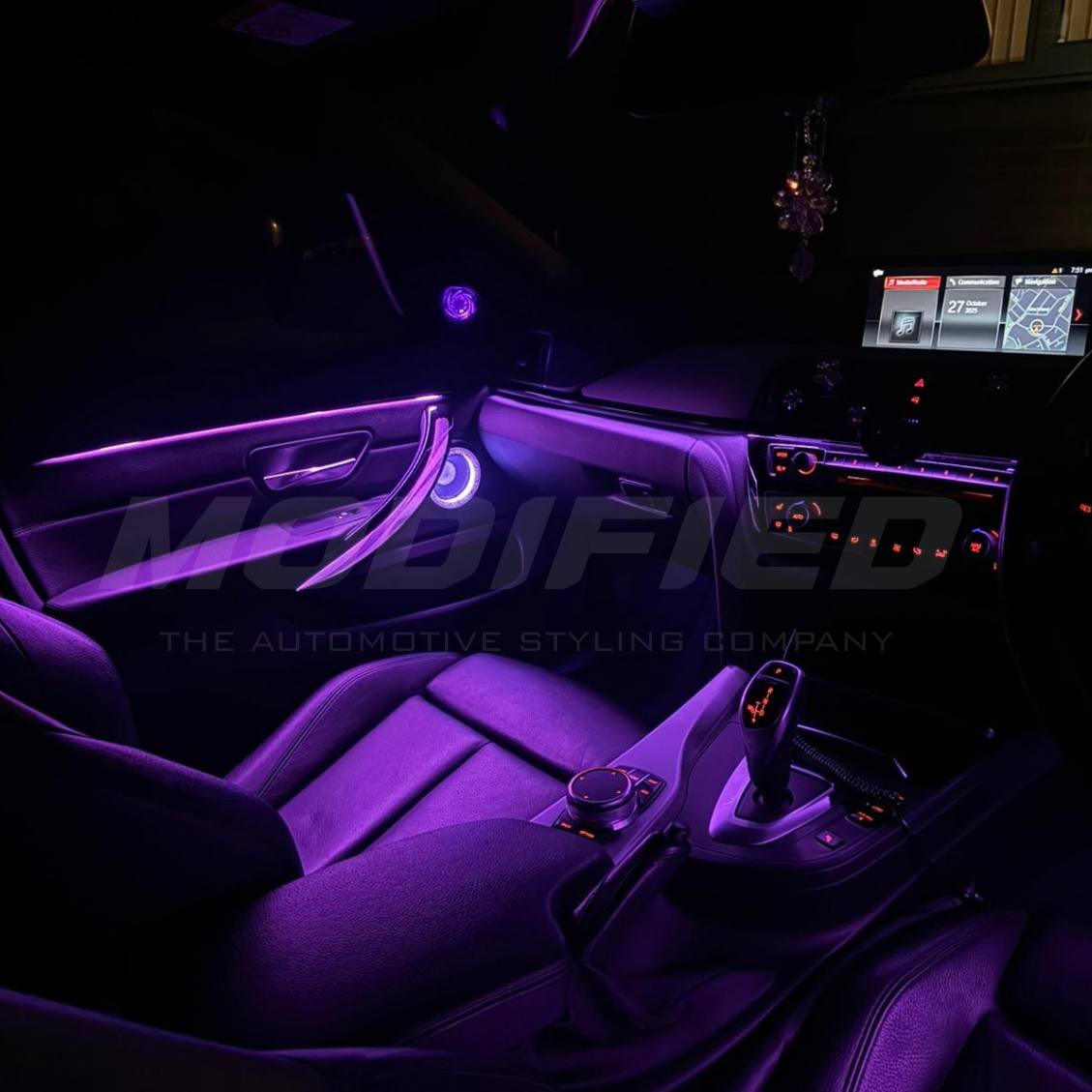 BMW 3 Series F30/F31/F34/F80 (2013-2020) - iDrive Coded Ambient Lighting Kit