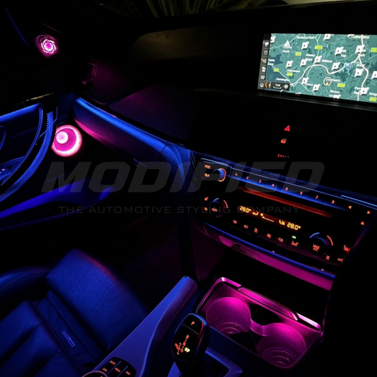 BMW 3 Series F30/F31/F34/F80 (2013-2020) - iDrive Coded Ambient Lighting Kit