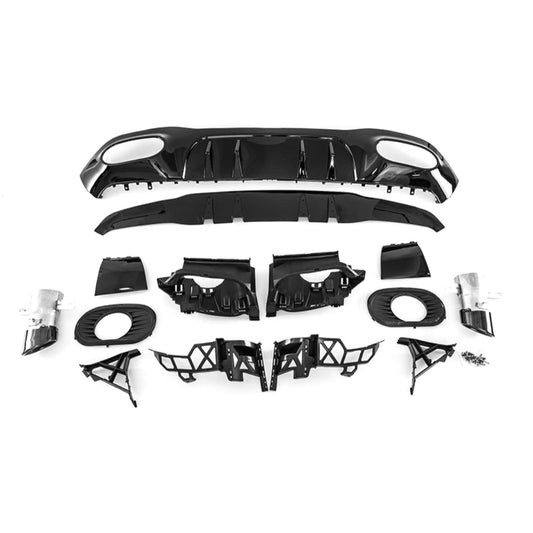 Mercedes A Class 2019-2023 A35 Rear Diffuser | Exhaust Tips