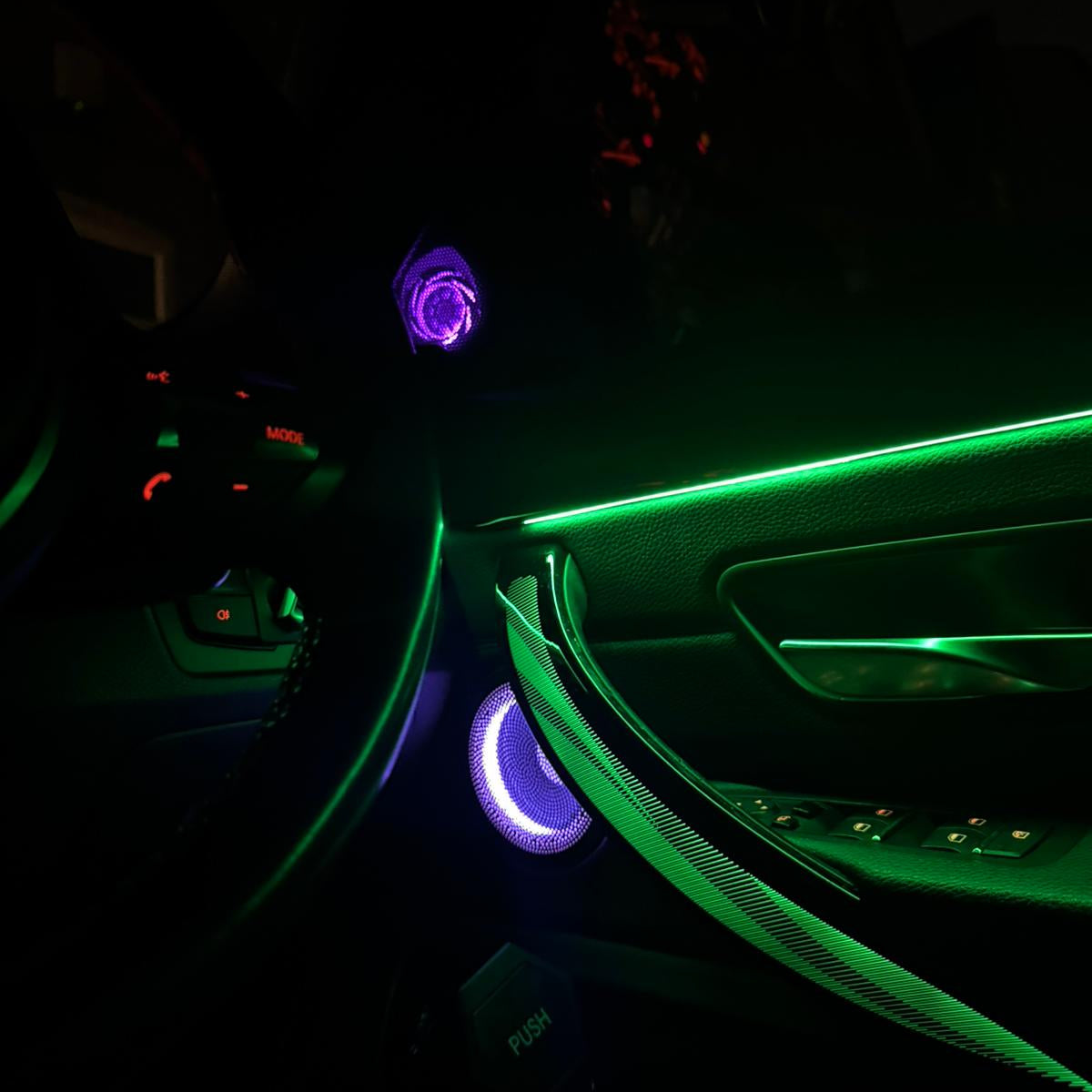 BMW 3 Series F30/F31/F34/F80 (2013-2020) - iDrive Coded Ambient Lighting Kit