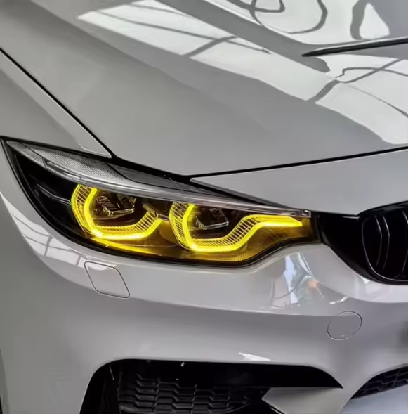 BMW 4 Series (2018-2020) Yellow CS Style DRL Board